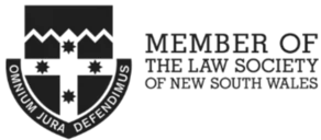 Member of The Law Society of NSW